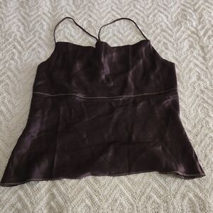 Laundry By Shelli Segal Deep Brown Camisole